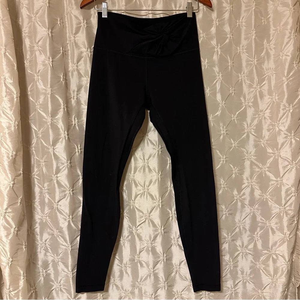 Lululemon Black Align High-Rise Tight 28" Twist Waist Leggings Ankle Full Length - Picture 5 of 16